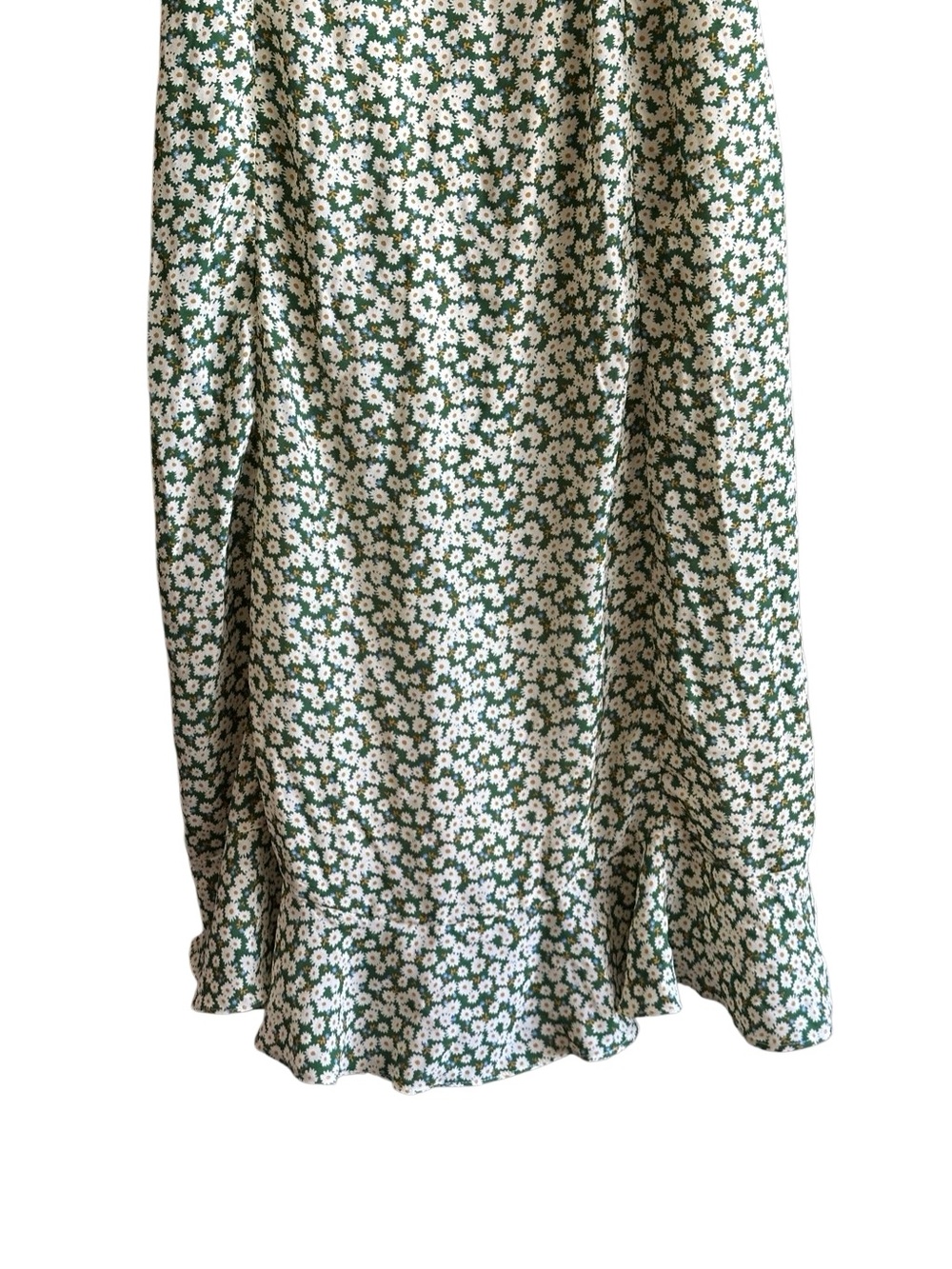 Lulus Green Floral Slip Midi Dress. Size Medium - Picture 8 of 14